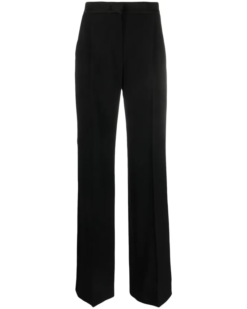 Alberta Ferretti Hose mit weitem Bein Schwarz