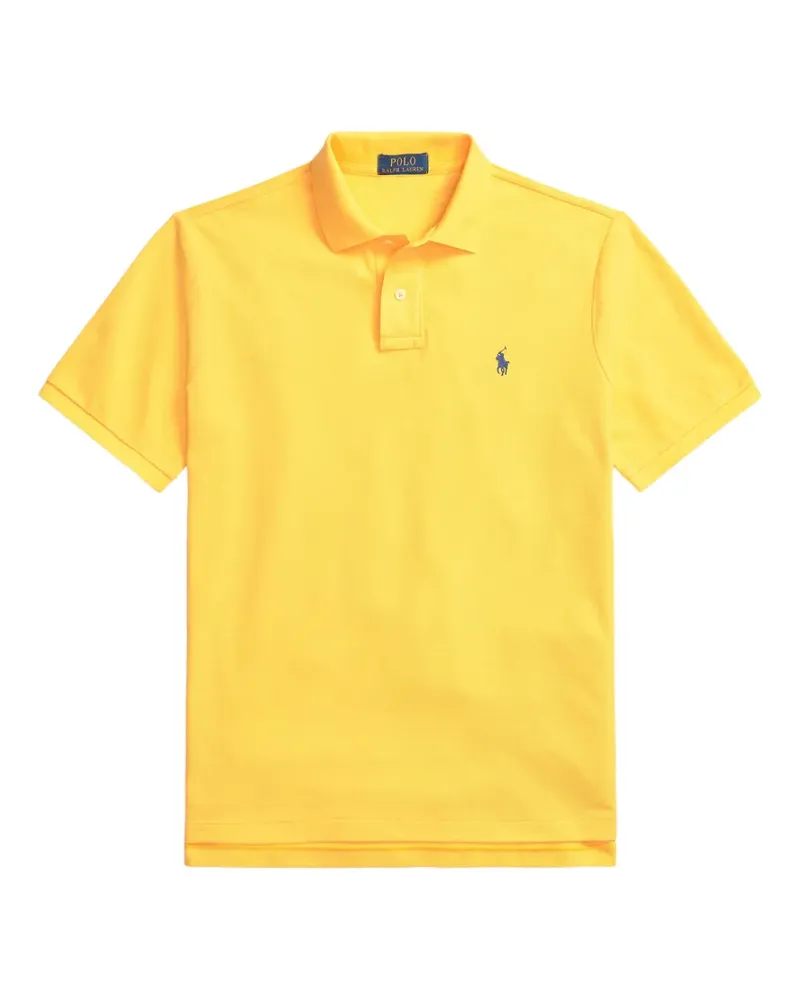 Ralph Lauren embroidered-logo polo shirt - Gelb Gelb
