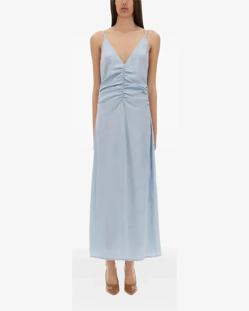 Baum und Pferdgarten Atalia Maxikleid mit V-Ausschnitt - Blau Blau