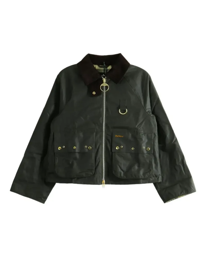 Barbour Ancient Tartan-print corduroy-collar jacket - Grün Grün