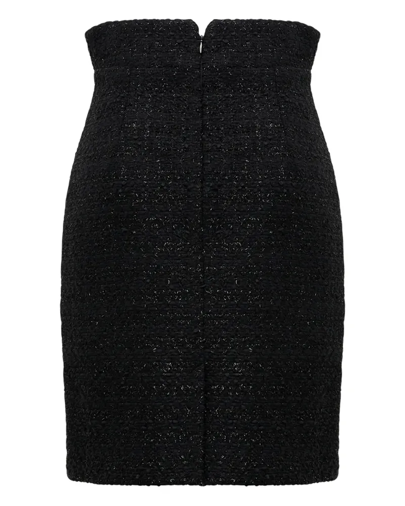 Tagliatore textured mini skirt - Schwarz Schwarz