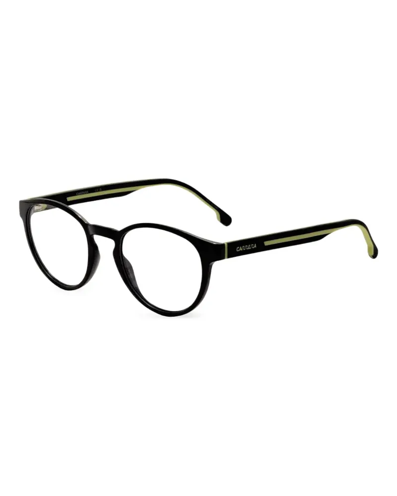 Carrera Brille mit rundem Gestell - Schwarz Schwarz