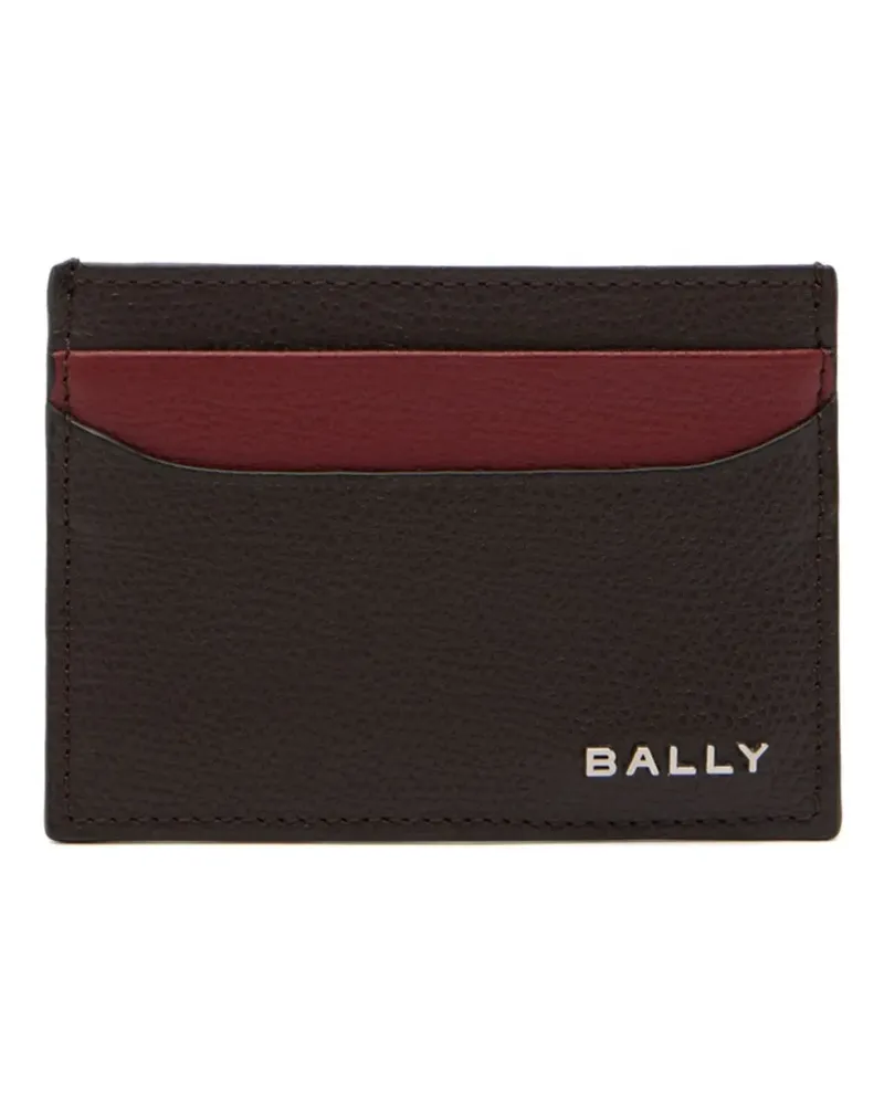 Bally Kartenetui mit Logo - Braun Braun