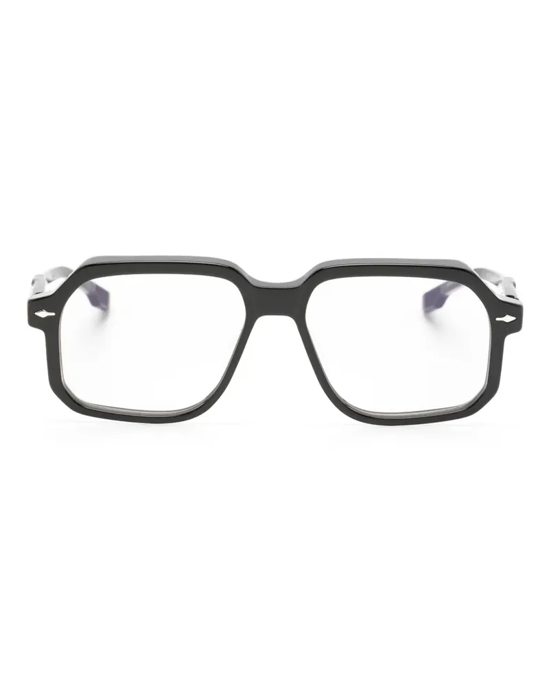 Jacques Marie Mage Domoto geometric-frame glasses - Schwarz Schwarz