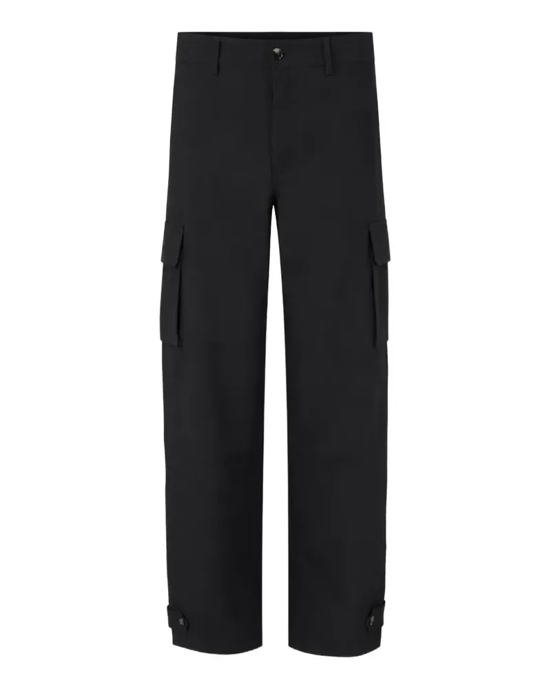 Marni buttoned-cuff cargo pants - Schwarz Schwarz