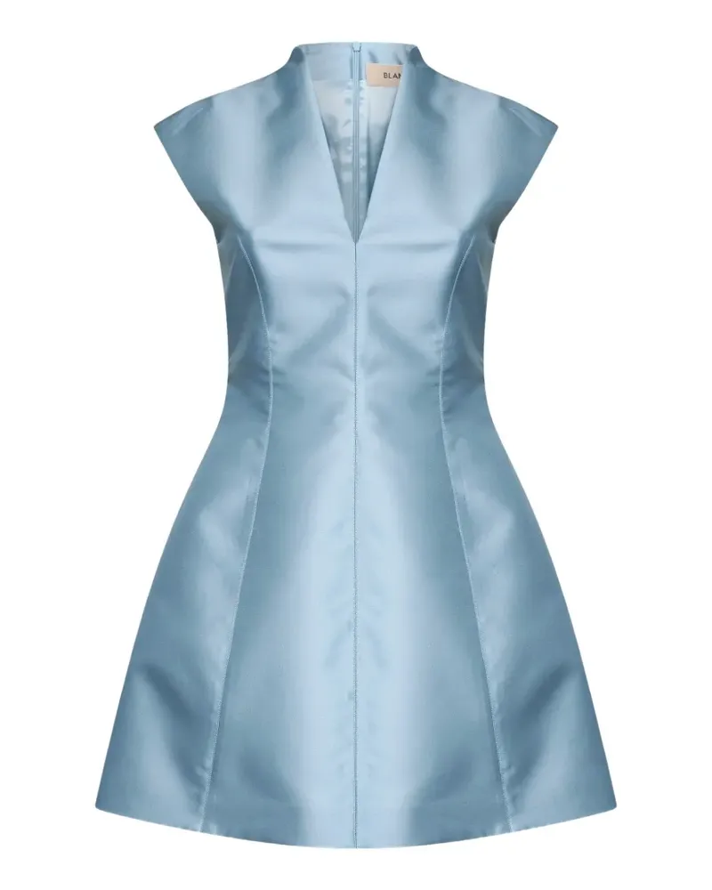Blanca V-neck flared dress - Blau Blau
