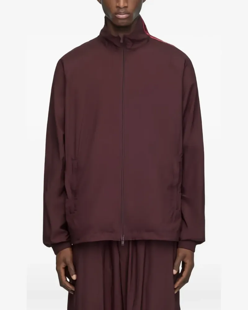Y-3 Jacke mit Logo-Print - Rot Rot