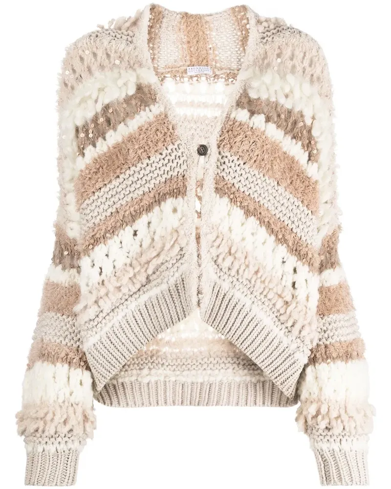 Brunello Cucinelli Pullunder aus Kaschmir - Nude Nude