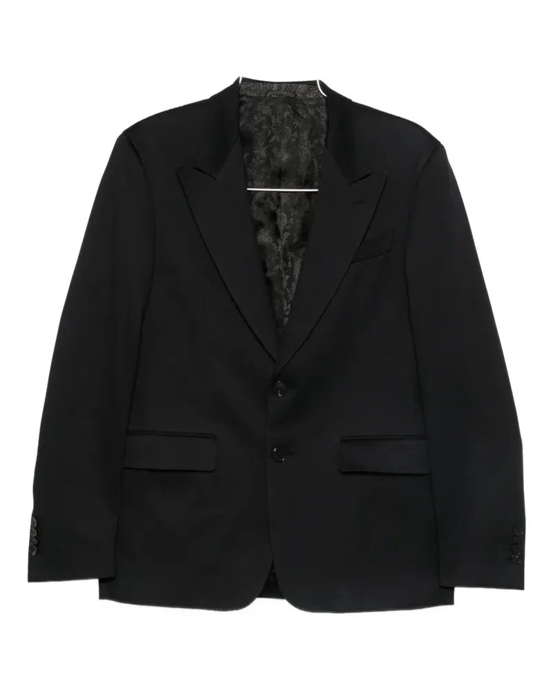 Etro cotton single-breasted suit - Schwarz Schwarz