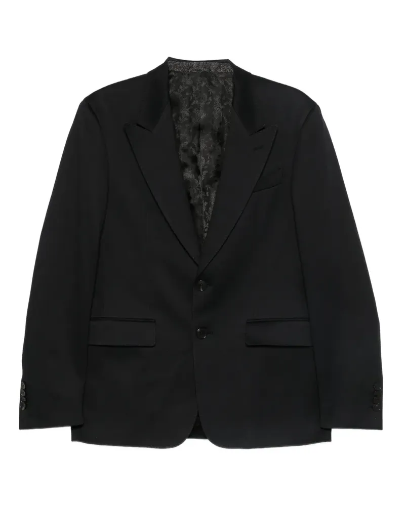 Etro Einreihiger Anzug - Schwarz Schwarz