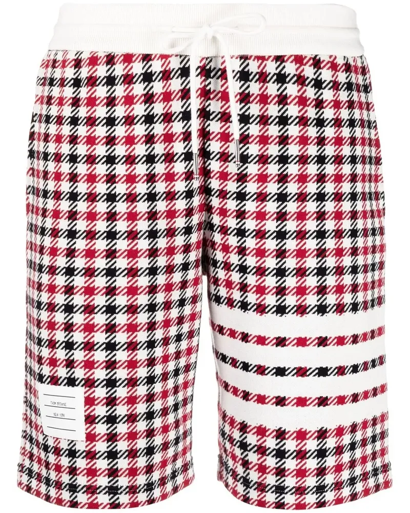 Thom Browne Shorts mit Logo - Rot Rot