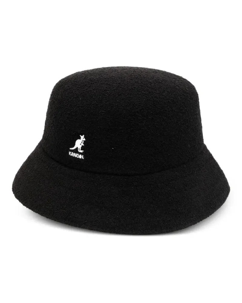 Kangol Fischerhut mit Logo-Stickerei - Schwarz Schwarz