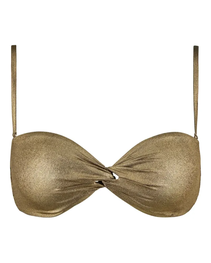 Aubade Ator Bandeau-Bikinioberteil - Gold Gold
