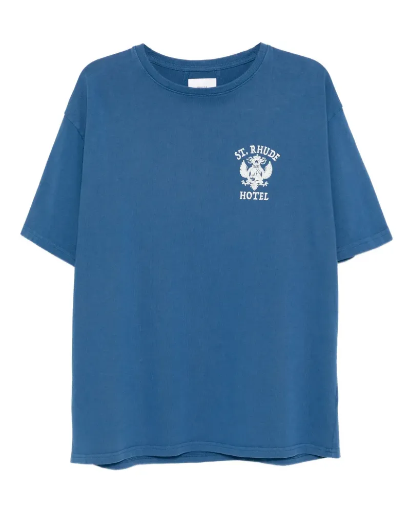RHUDE Seal T-Shirt - Blau Blau