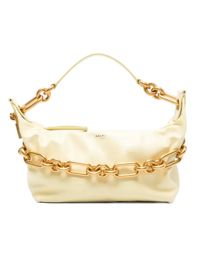 Balmain Sync Tote Bag mit Kettendetail - Gelb Gelb