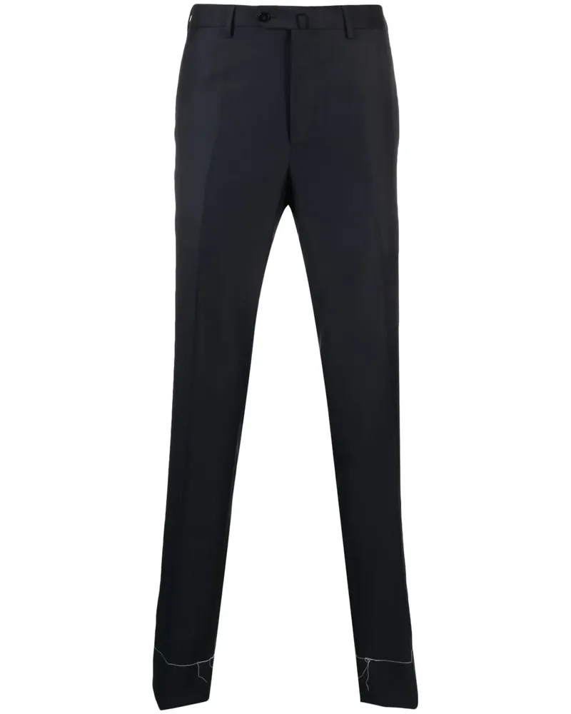 Caruso Klassische Skinny-Hose - Blau Blau