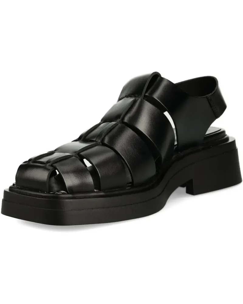 Vagabond Sandalen mit eckiger Spitze - Schwarz Schwarz