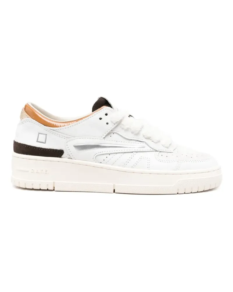 D.A.T.E. Perforierte Sneakers - Weiß Weiß
