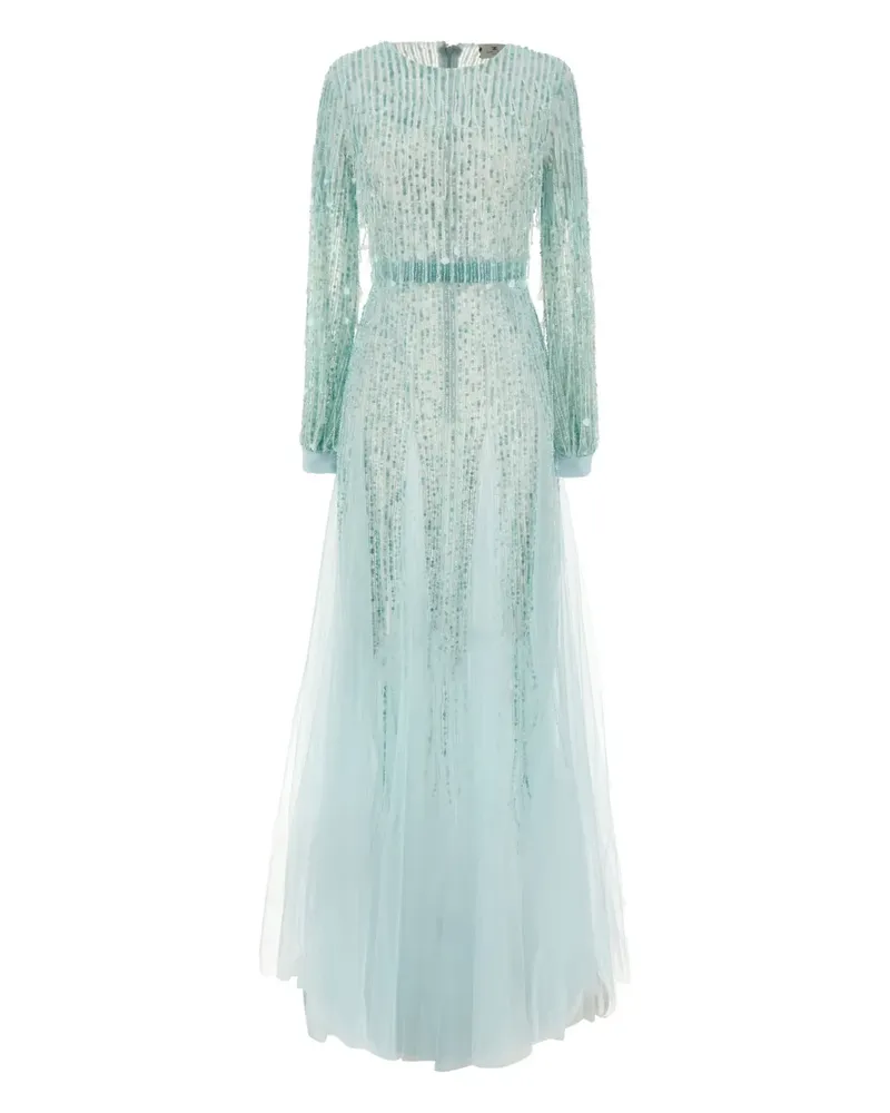 Elisabetta Franchi Abendkleid mit Pailletten - Blau Blau