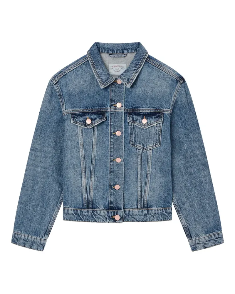Emporio Armani Jeansjacke mit Knopfleiste - Blau Blau