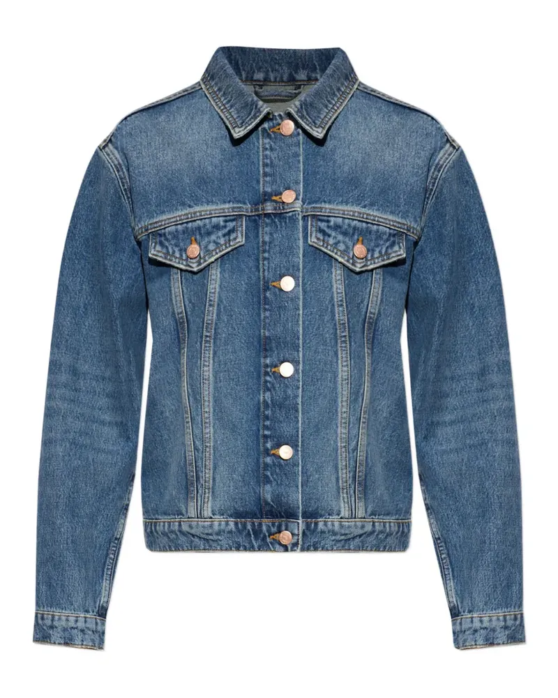 Emporio Armani button-up denim jacket - Blau Blau
