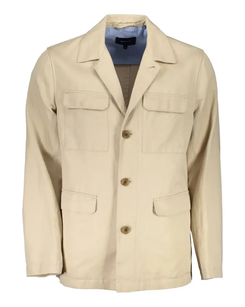 Gant multi-pocket cotton jacket - Nude Nude