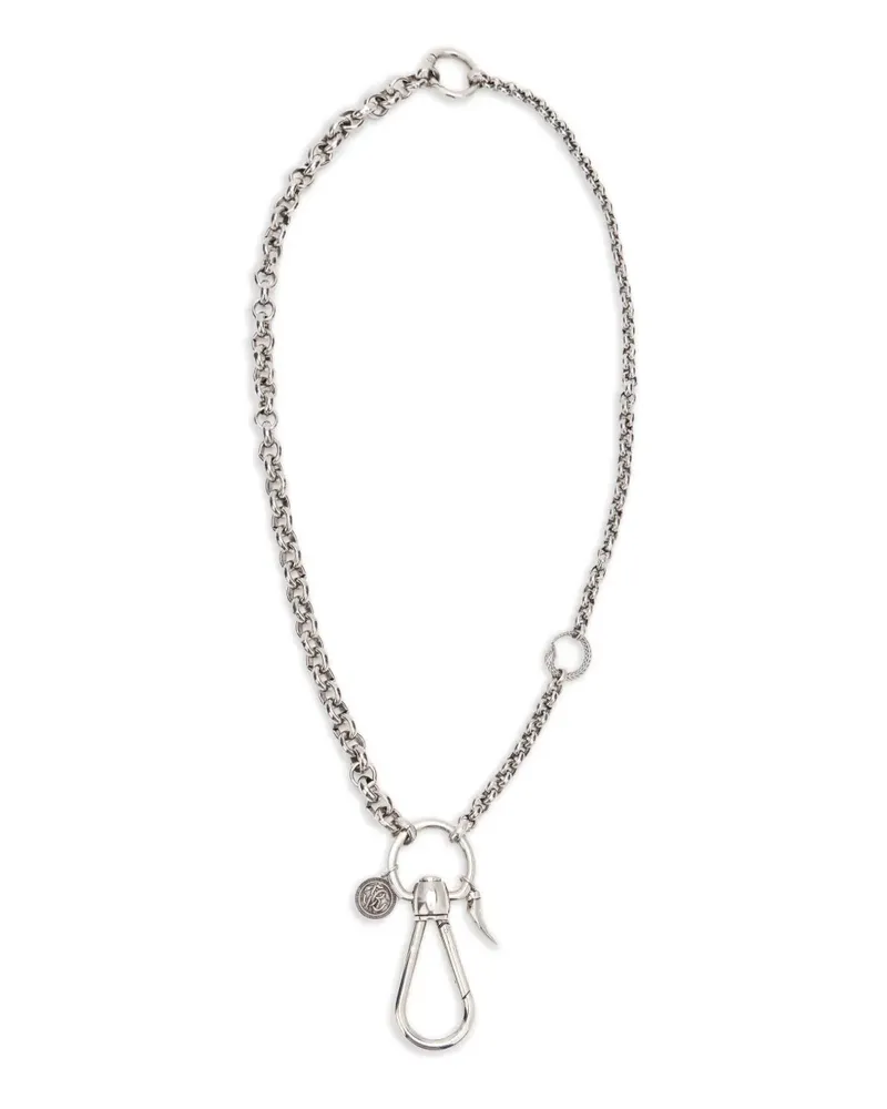 Roberto Cavalli Snake Kette - Silber Silber