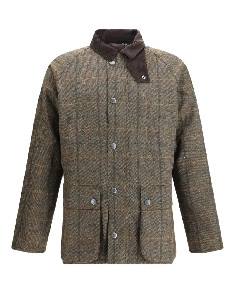 Barbour Karierte Jacke - Grün Grün