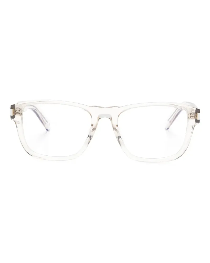 Saint Laurent Transparente Brille - Weiß Weiß