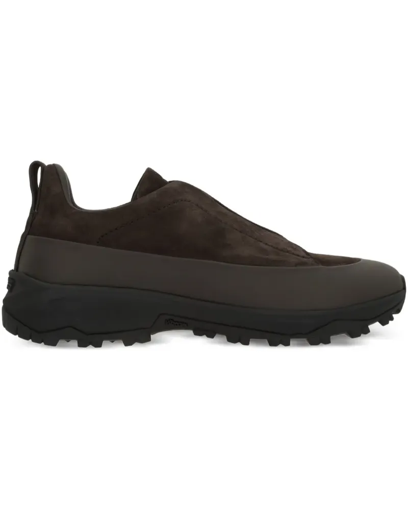 Ermenegildo Zegna Triple Stitch Monte Sneakers - Braun Braun