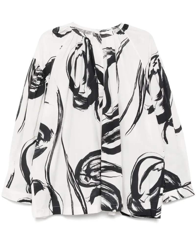 JNBY Hemd mit grafischem Print - Weiß Weiß