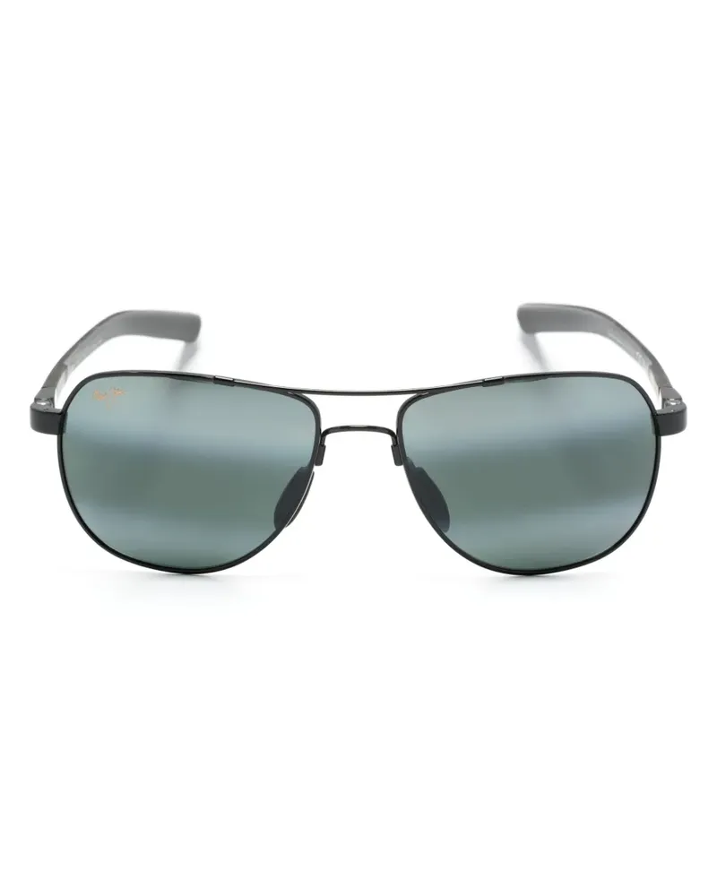 Maui Jim Guardrails Pilotenbrille - Schwarz Schwarz