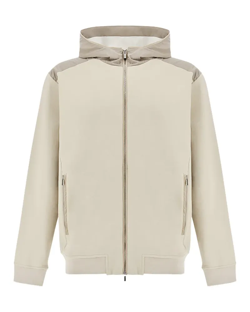 Paul & Shark Kapuzenjacke mit Reißverschluss - Nude Nude