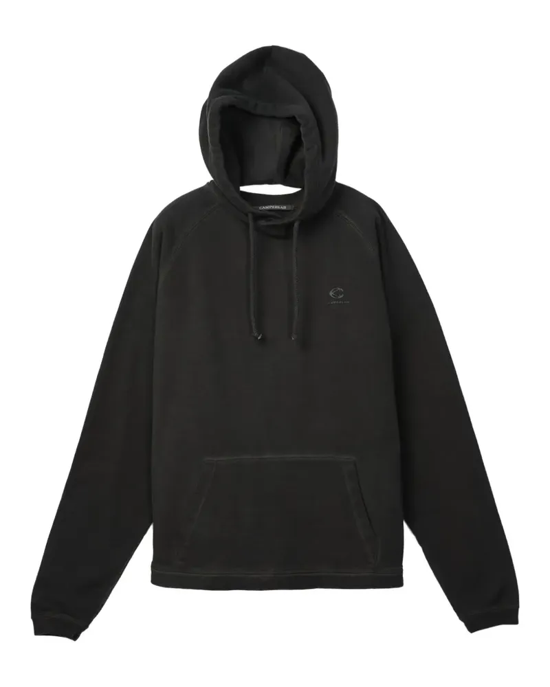 Camper long-sleeve kangaroo-pocket hoodie - Schwarz Schwarz