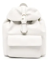 Furla Flow Rucksack mit Schnalle Grau