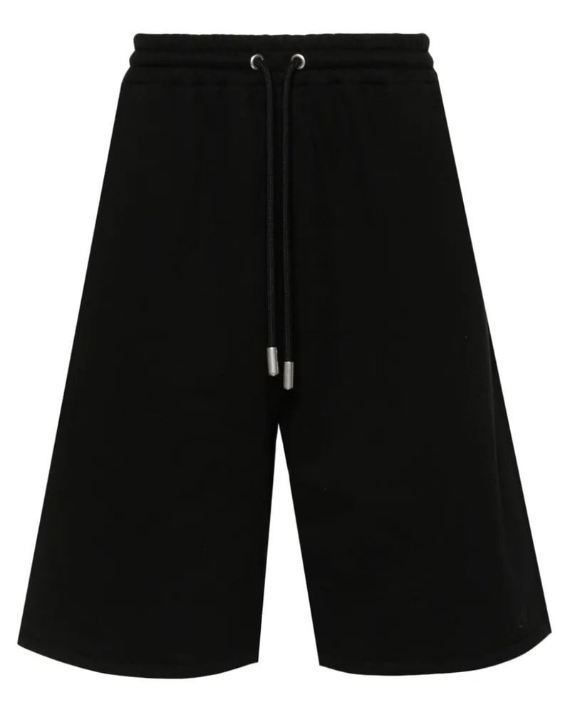 OFF-WHITE Shorts mit Logo-Stickerei - Schwarz Schwarz