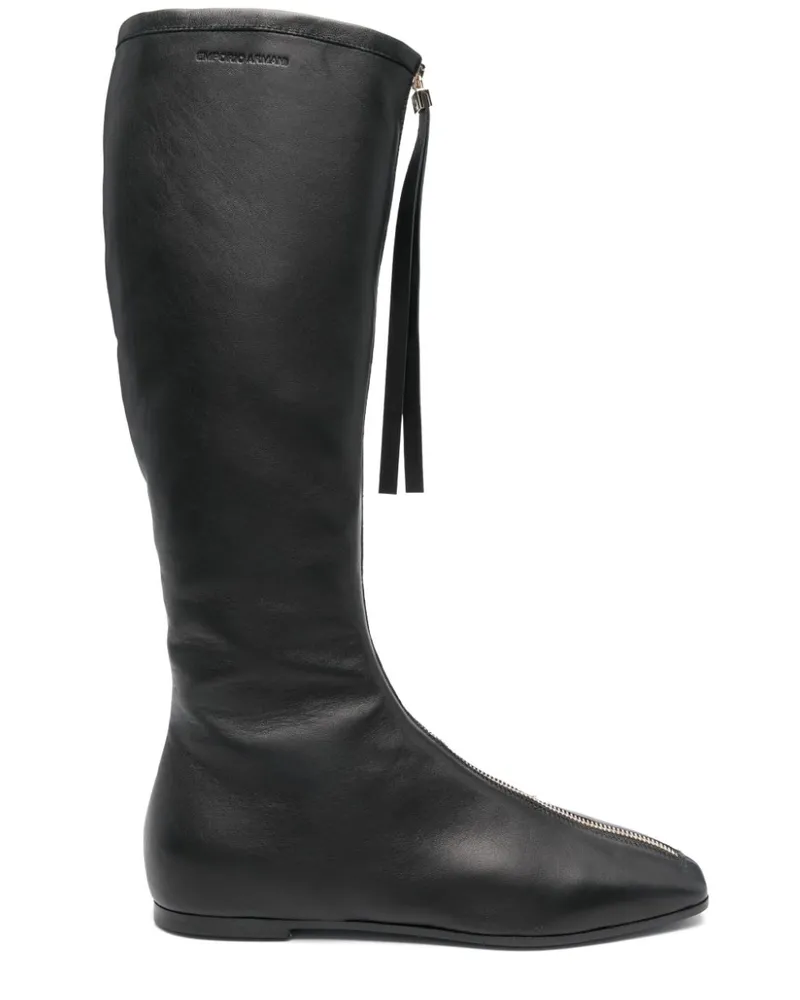Emporio Armani Klassische Stiefel - Schwarz Schwarz