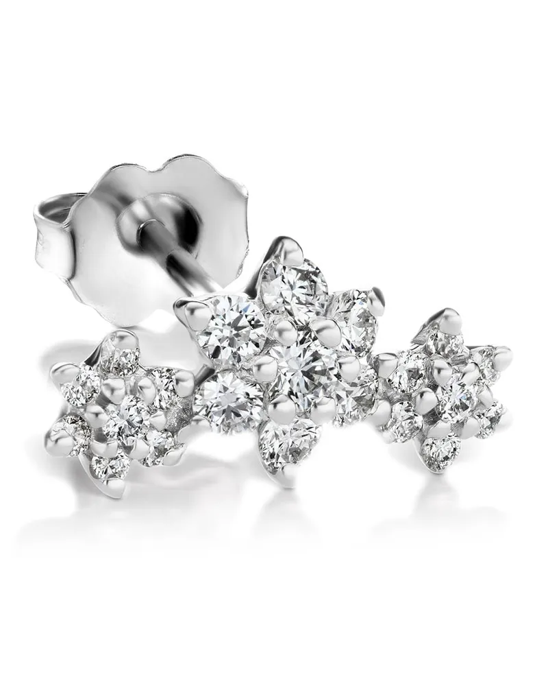 Maria Tash 18kt Weißgoldohrring mit Diamanten - Silber Silber