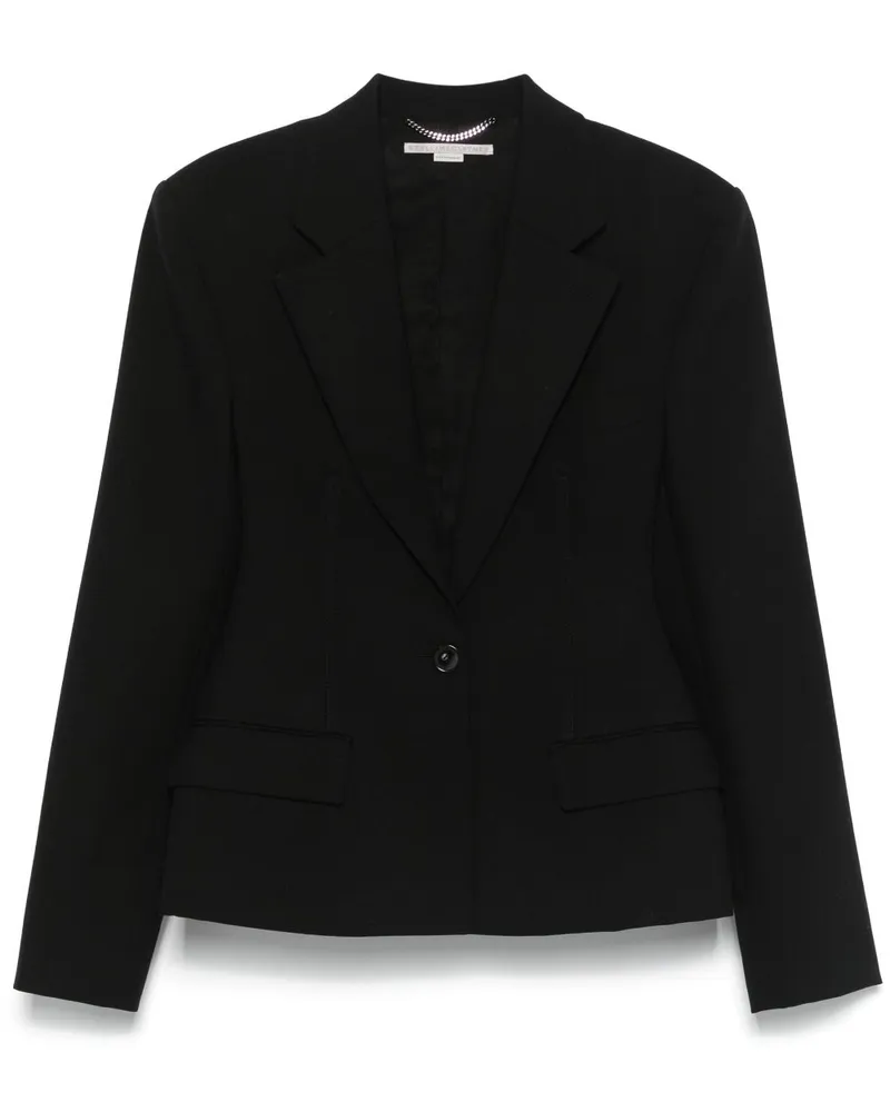 Stella McCartney Sculpted Blazer - Schwarz Schwarz