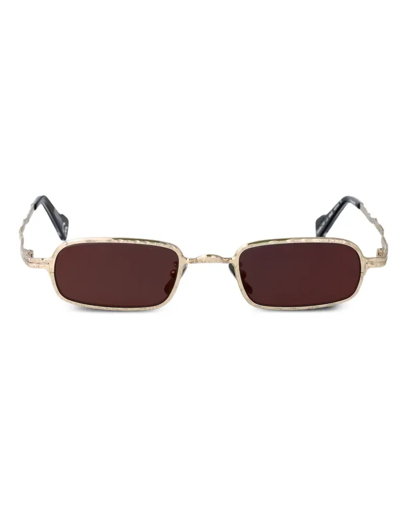 KUBORAUM Maske Z18 rectangle-frame sunglasses - Gold Gold