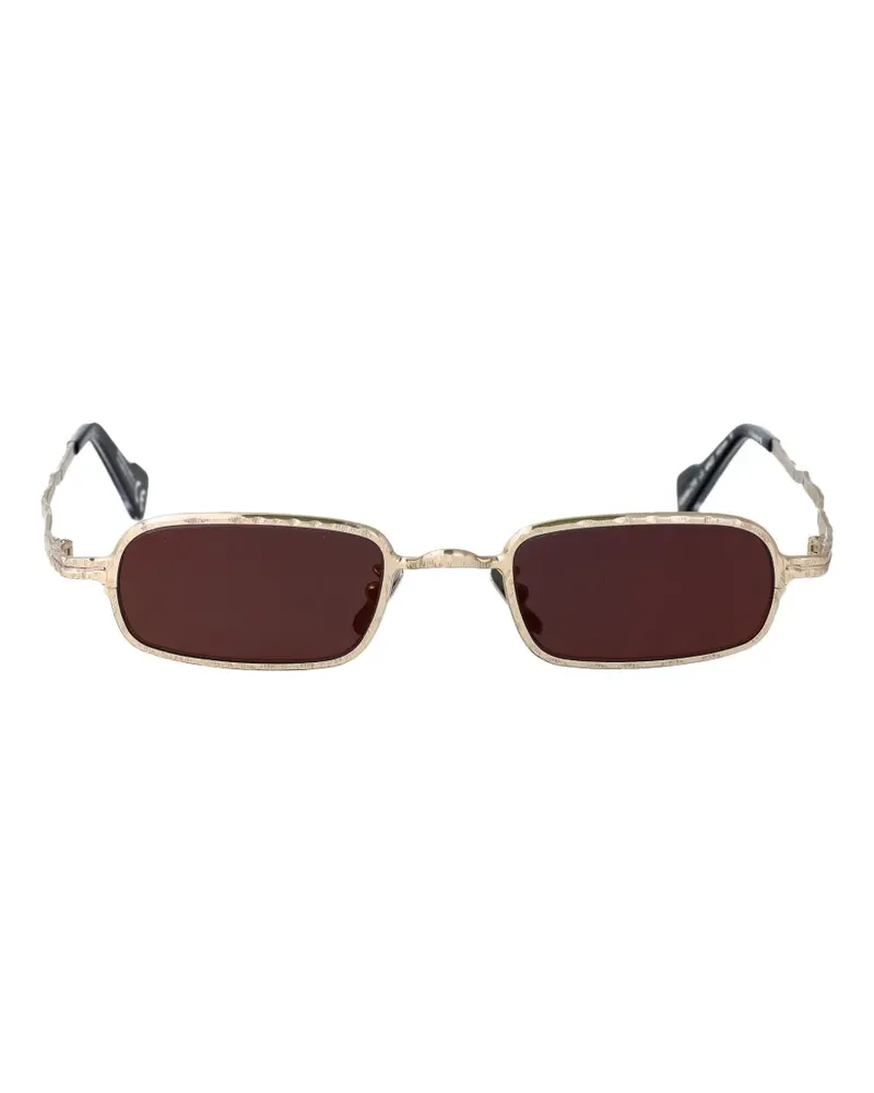 KUBORAUM Maske Z18 rectangle-frame sunglasses - Gold Gold