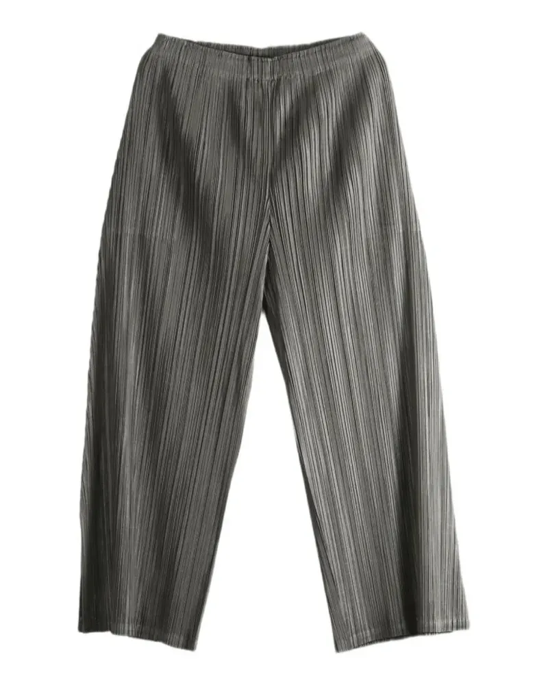 Issey Miyake Cropped-Hose mit Falten - Grau Grau