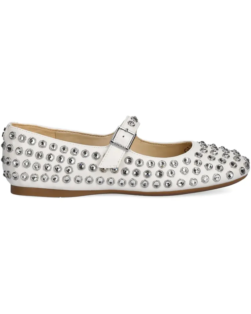 Guess studded ballet flats - Weiß Weiß