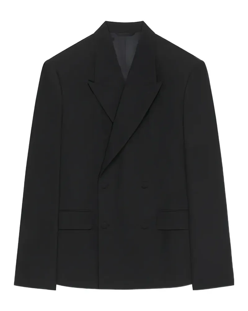 Givenchy peak-lapel double-breasted jacket - Schwarz Schwarz