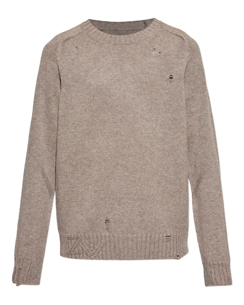 Zadig & Voltaire Pullover mit Distressed-Finish - Nude Nude