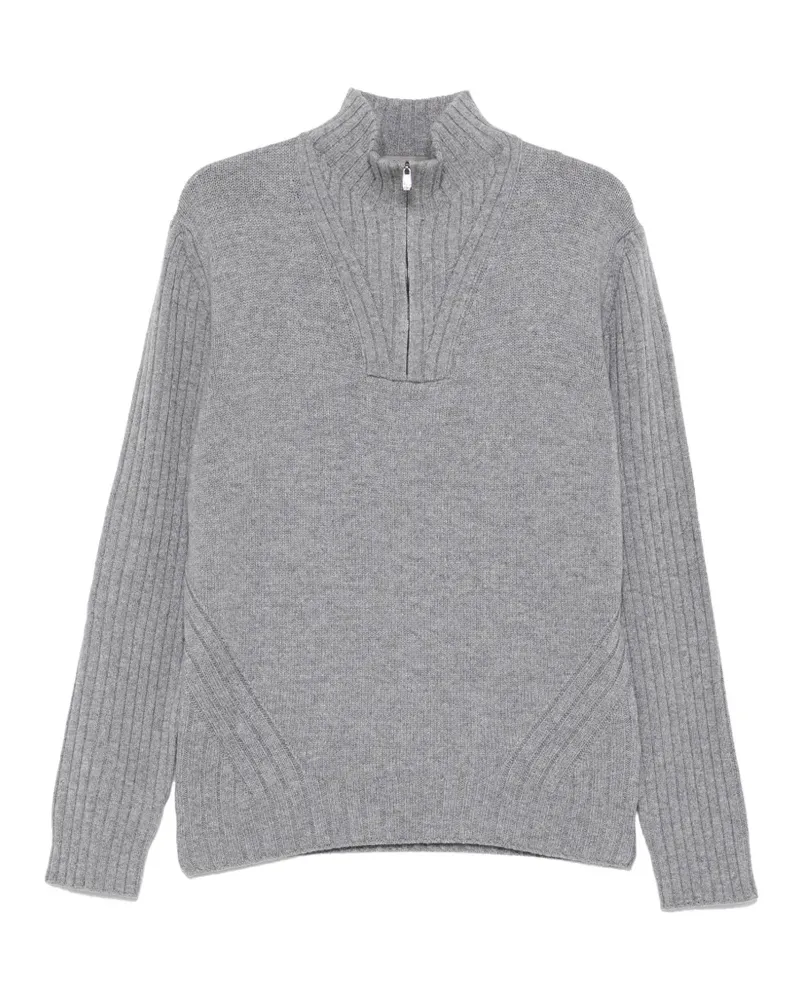 Corneliani Pullover mit Reißverschluss - Grau Grau
