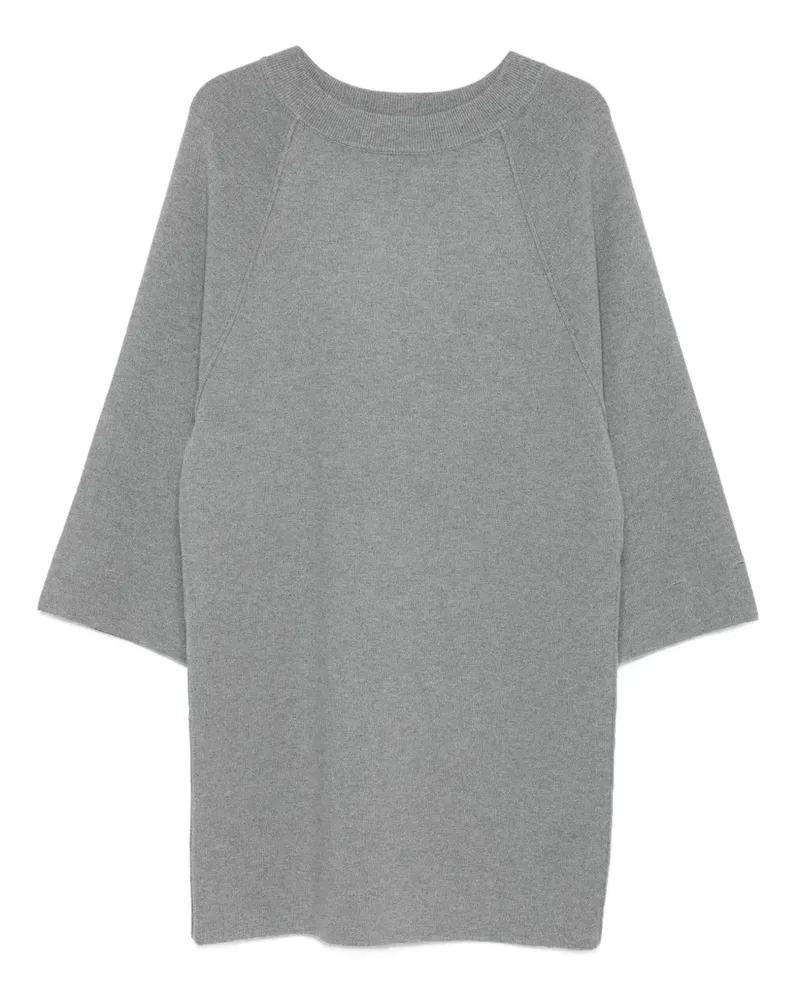 Max Mara Kleid mit Raglanärmeln - Grau Grau