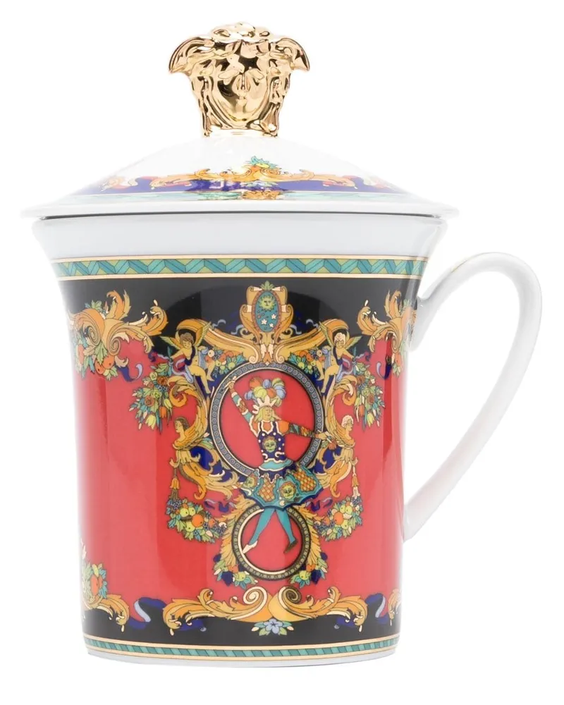 Versace x Rosenthal Tasse mit Le Roi Soleil-Print - Rot Rot