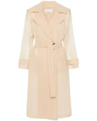 Peserico Trenchcoat mit Perlen Nude