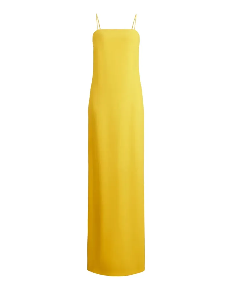 Ralph Lauren silk spaghetti-strap maxi dress - Gelb Gelb